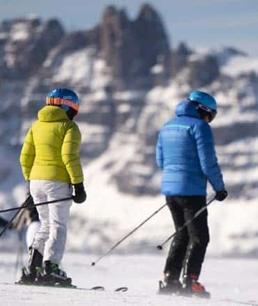Skifahren in Cortina