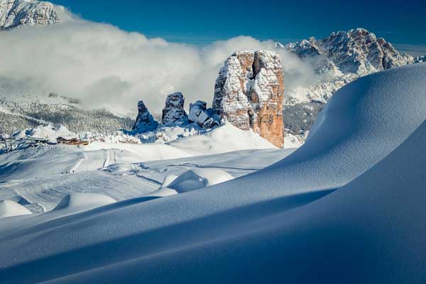 winter ski cortina